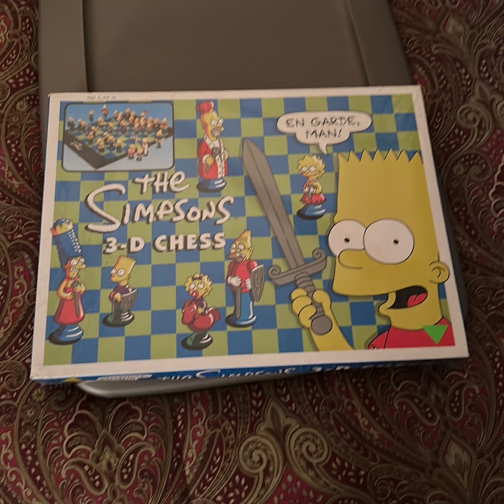The Simpsons 3-d chess brand new in box